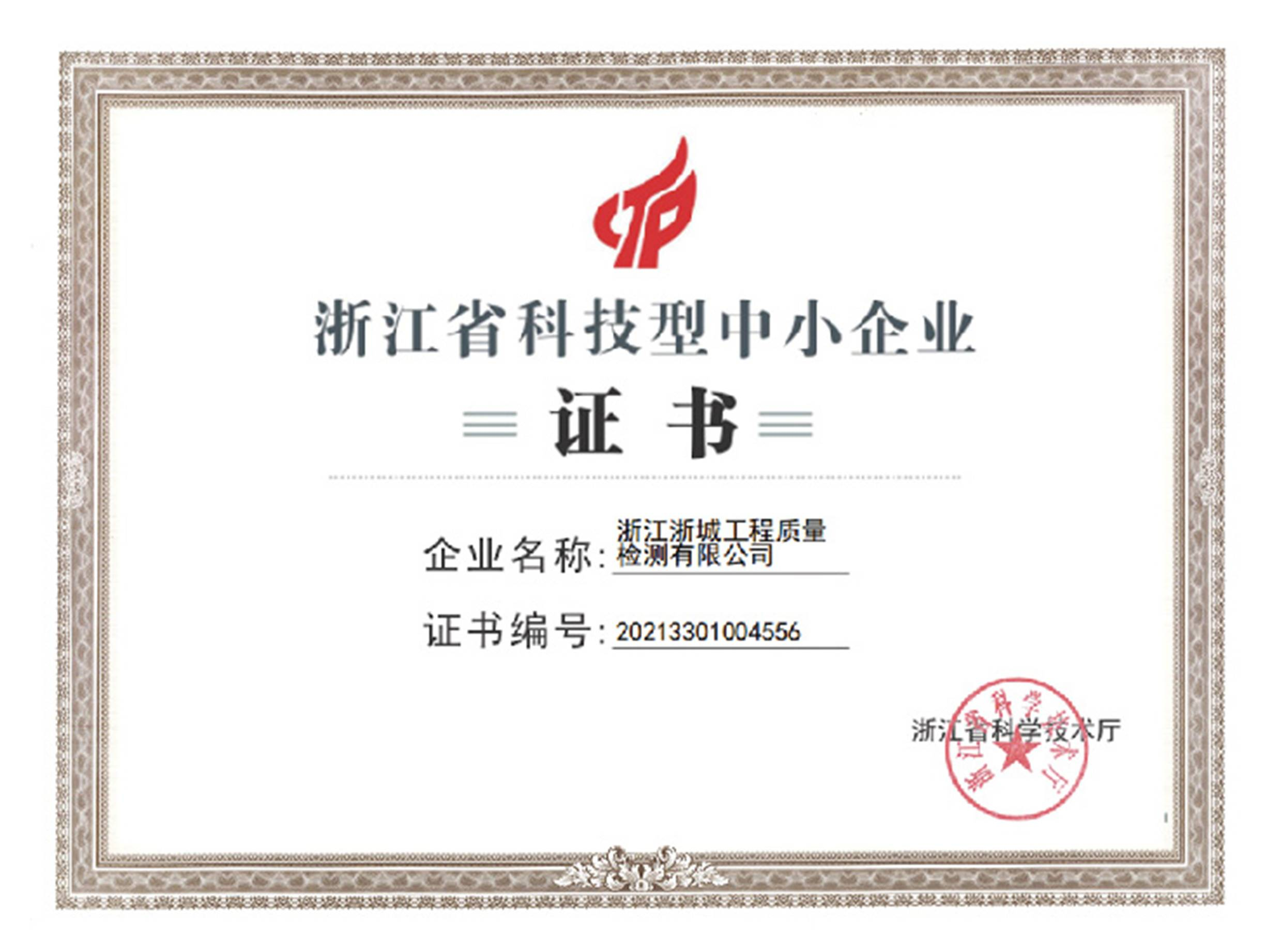 浙江省科技型中小企业