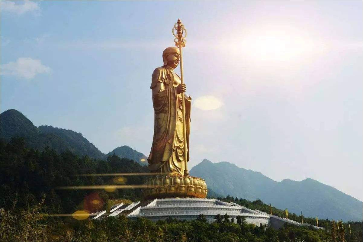 理想连线,发展规划项目,九华山地藏菩萨铜像